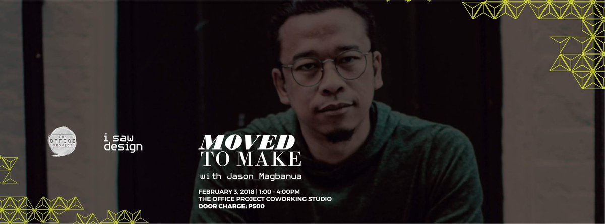TOPsalcedo's tweet photo. Secure your slot by registering here: https://t.co/p91valO0X1 meet and learn from no other than @jasonmagbanua
#MovedtoMake #MovedtoMakeJMag https://t.co/EtclAWDwFz