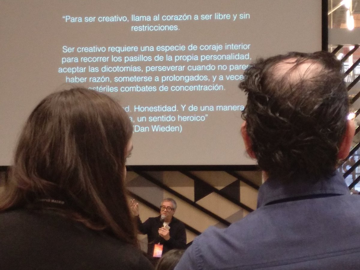 CarmenVdeC's tweet photo. Un placer escuchar a @felixlozano #CampusCreativityWeek con las claves para combinar la actitud creativa y emprendedora que tan necesarias son para innovar y cambiar la realidad. ¡¡Desde siempre estuvieron unidas!! https://t.co/1mkaYxaw6y