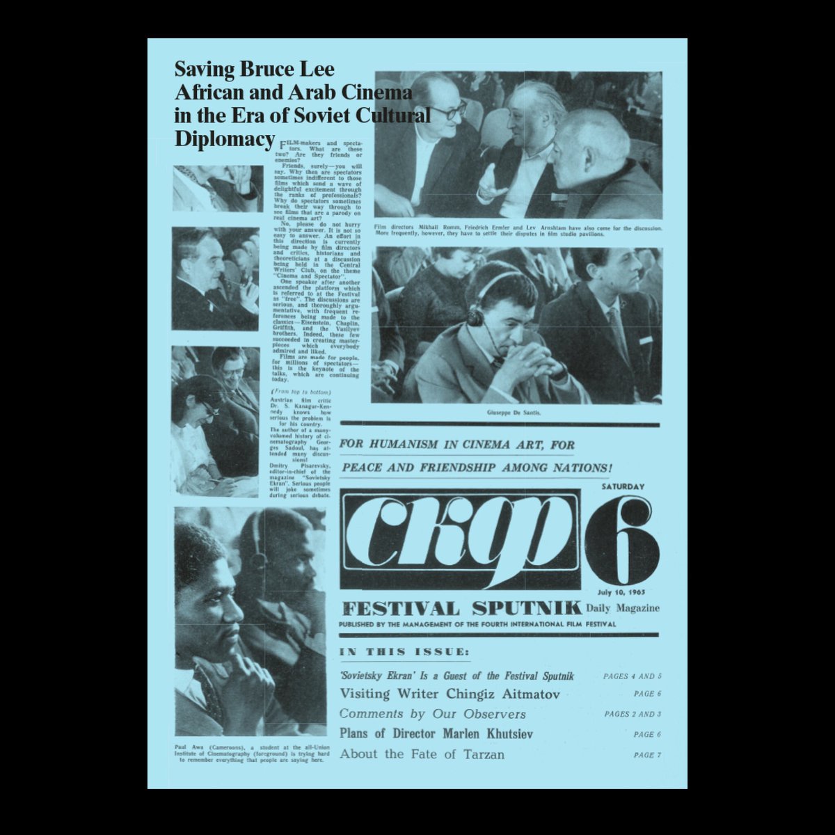 New publication design, Saving Bruce Lee, this weekend @HKW_Berlin