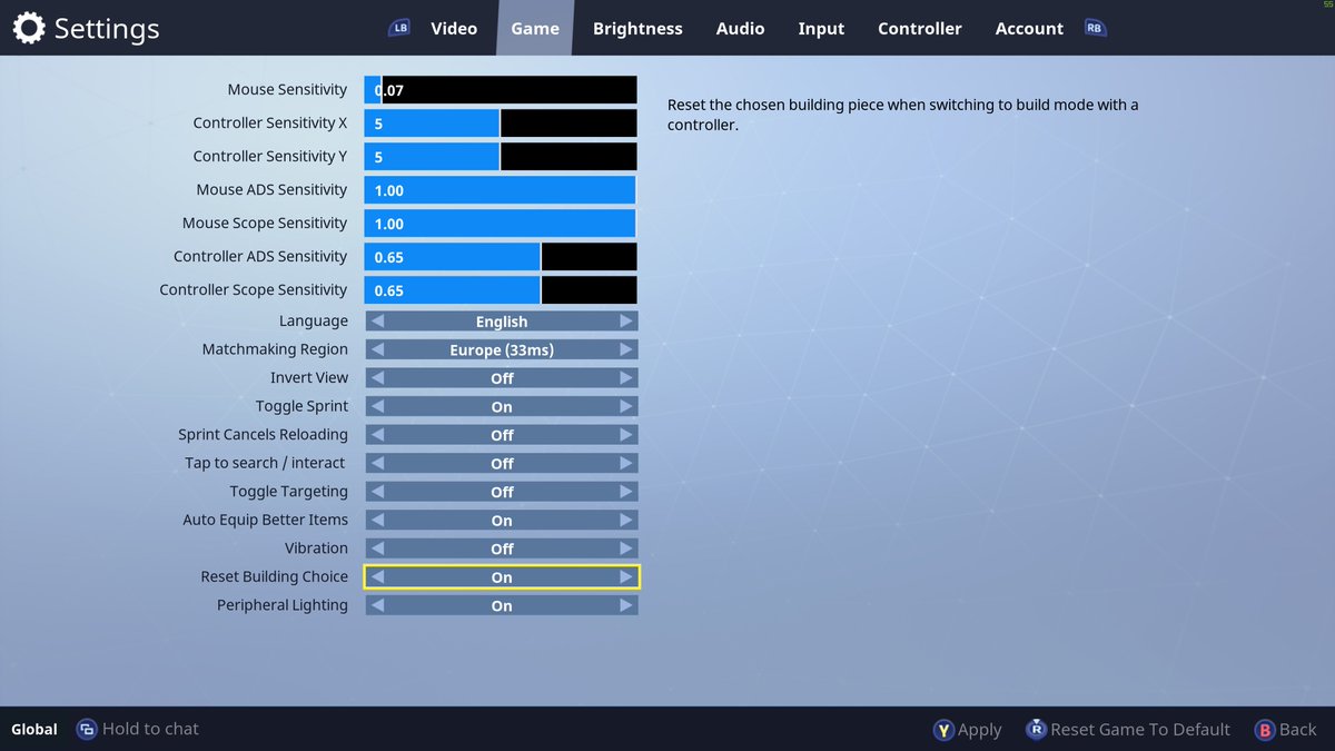 fortnite news fnbr news - controller targeting sensitivity fortnite xbox