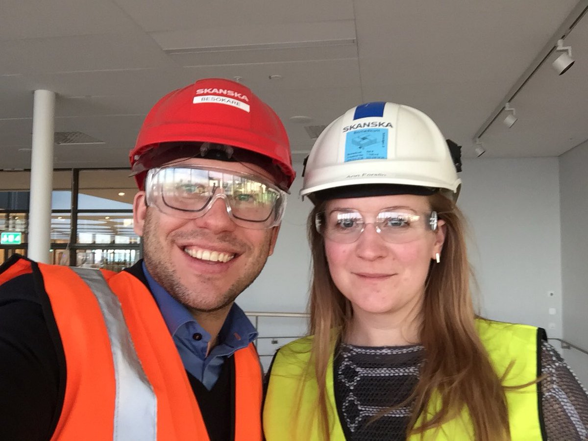 jarkeborn's tweet photo. Avrundade arbetsveckan igår med att besöka ett av våra projekt som snart är klart och det blir mycket fint. Projektet har också fungerat som en talangfabrik för våra medarbetare och vi har på ett bra sätt arbetat ihop med vår kund när det gäller arbetsmiljö och säkerhet. #skanska https://t.co/6FzhlC9uWH
