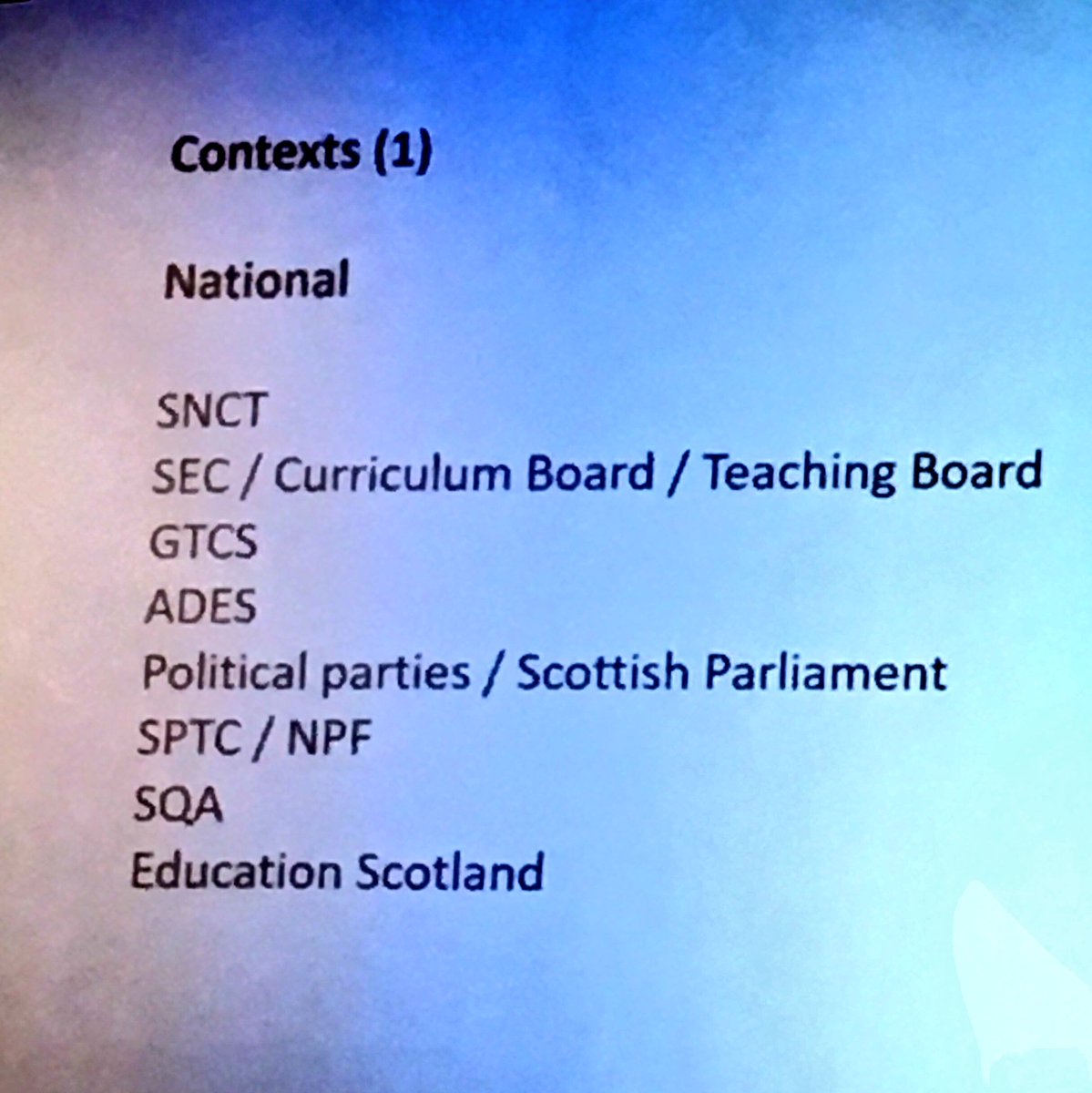 MeganMcCx's tweet photo. The @EISUnion voice on each of these committees/boards is a teacher’s voice not an EIS official. #EISLead18 #memberledunion https://t.co/GsNRgOSRRO