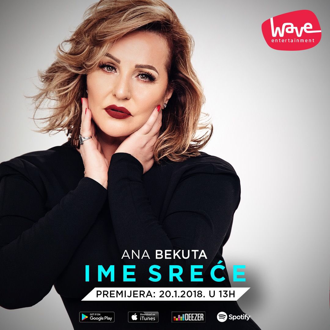 AnaBekuta1's tweet photo. Premijera spota “Ime sreće” u 13:00 na yt kanalu wavemusic....✅✅✅ https://t.co/ltEjbf2cTq