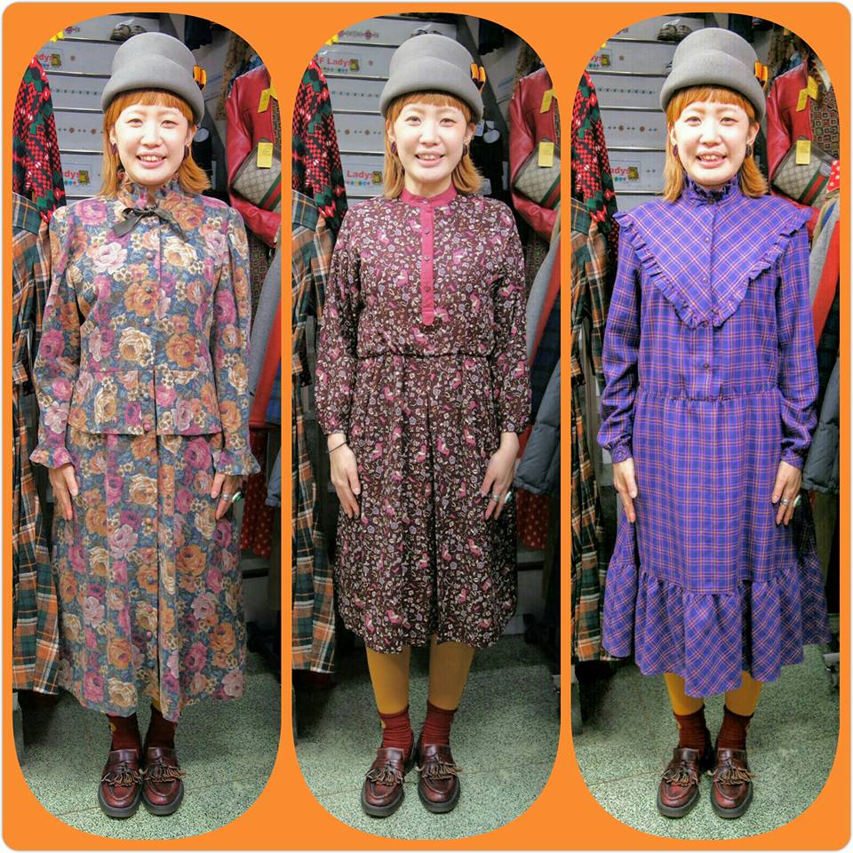 古着屋funnyface 東京都 田端 に移転しました Sur Twitter レディース 新入荷 本日はどこか異国感漂うデザインの ワンピースさんのご紹介 コートはもちろん カウチンやムートンコートなど合わせると古着感up 古着 レトロ 昭和 昭和レトロ