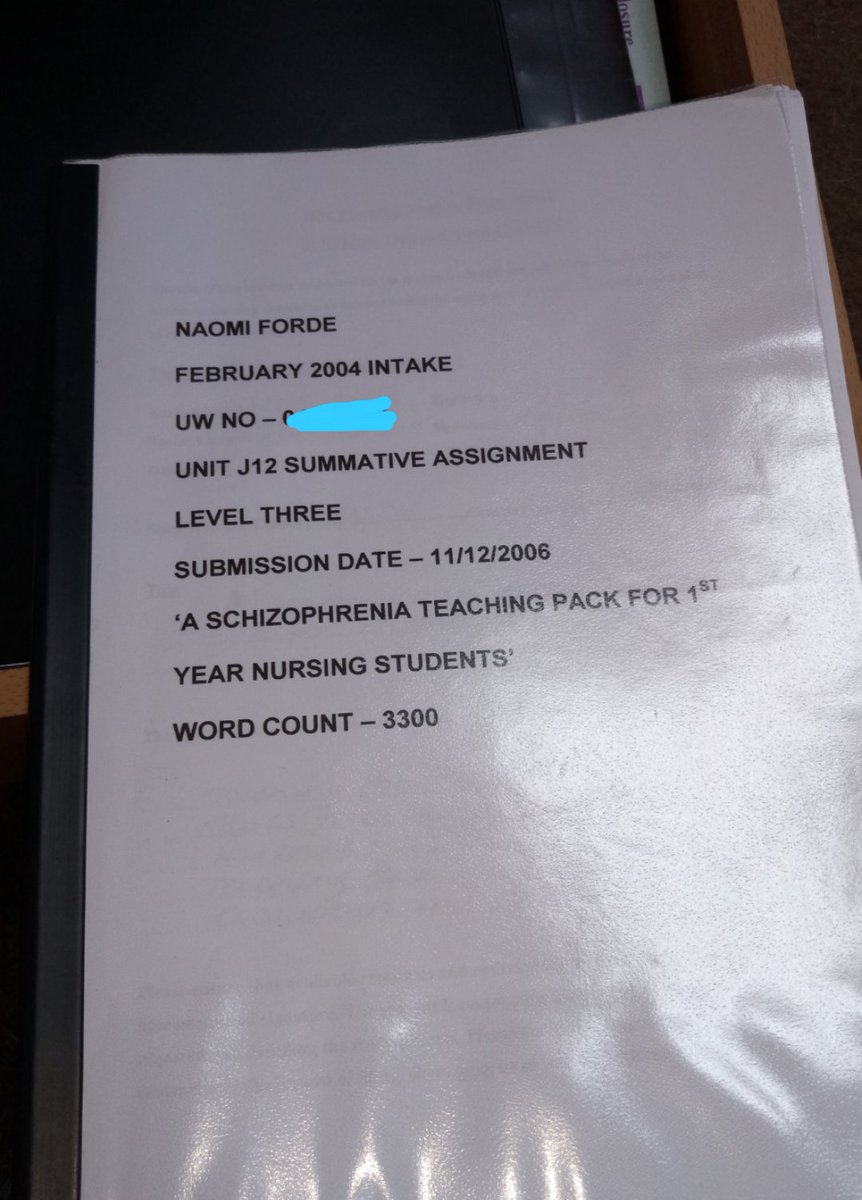 naomiMorgan43's tweet image. Just found this!! Throwback to Uni days!! #studentnurse #lastassignment