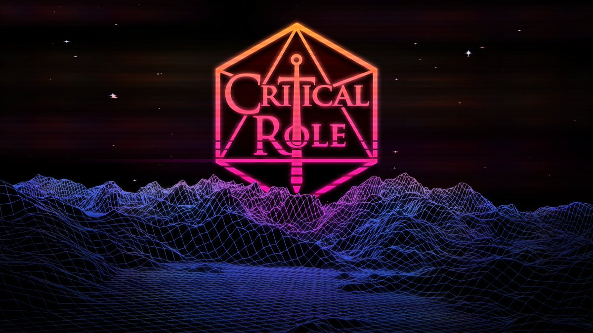 #VoteArseQueef on Twitter: "#CriticalRole goes 80's Wallpaper Edition 😎