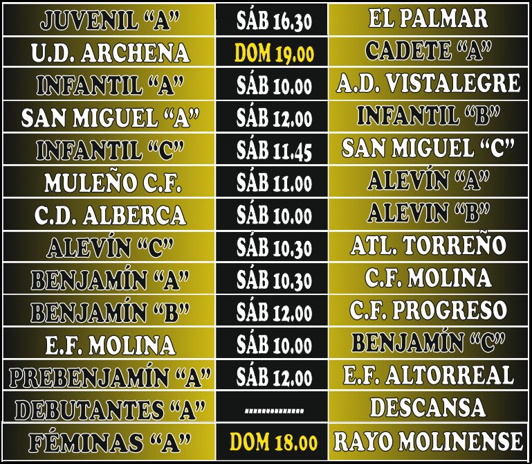 #CanteraVilla | ⏰HORARIOS⏰
"El esfuerzo de hoy, es el éxito de mañana"
🖤#VamosFortuna💛