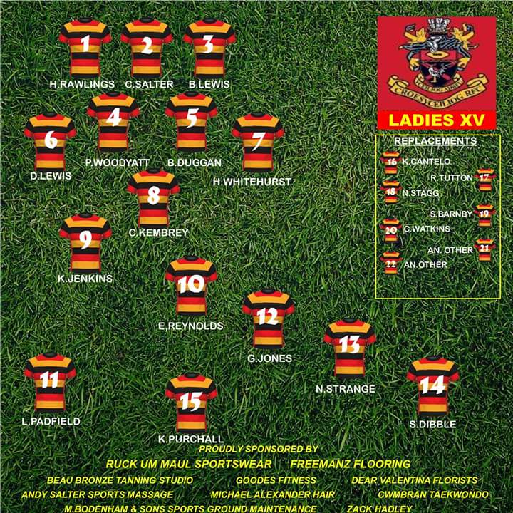 We return to action this Sunday when we welcome <a href="/lampeter_ladies/">Lampeter Ladies</a> to Woodland Road at the slightly later Kick Off time of 3pm.
Pop along and show your support. #ThisGirlCan #IfYouGoIGo #LadiesRugby #CroesyFamily