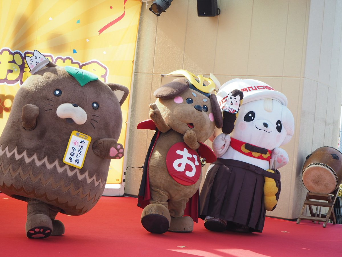 ノゾミ しっぺい さのまるの白いワンコ Y ﻌ コンビは 今回眉もお揃い そして 犬キャラトリオ 犬キャラは皆可愛くて 戌年の私は嬉しいよ W しっぺいお誕生会 しっぺい さのまる おけわんこ やはたいぬ