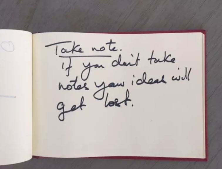 Why note taking is so important if you are in a leadership role: virg.in/JT5