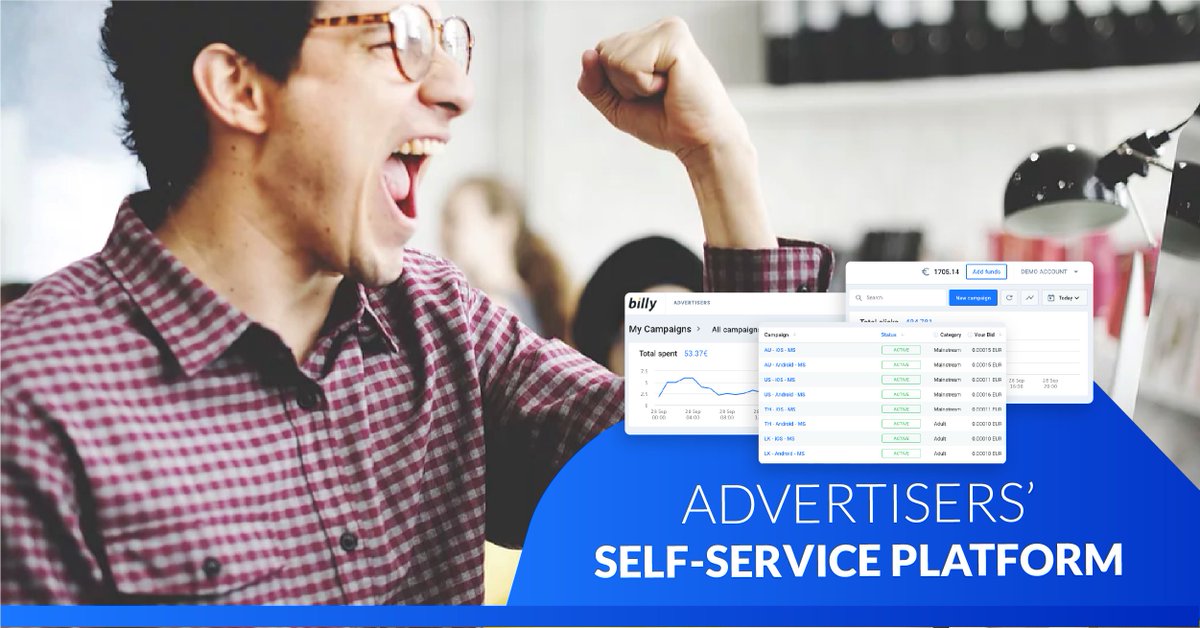 📢We’ve started this year on fire coming out with even better features for our🔹Advertisers Self-Service Platform🔹. Holidays are over, but we are still in the Christmas mood, so we are still giving a 20% free funds on your first deposit. Get yours here -> bit.ly/2Dk8EBK