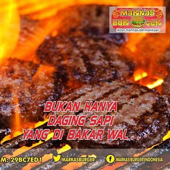MarkasBurger's tweet photo. Kami memang beda biar sama sama burger tapi ini bukan burger biasa, cobain ajah https://t.co/Fkrq8jG5Vg