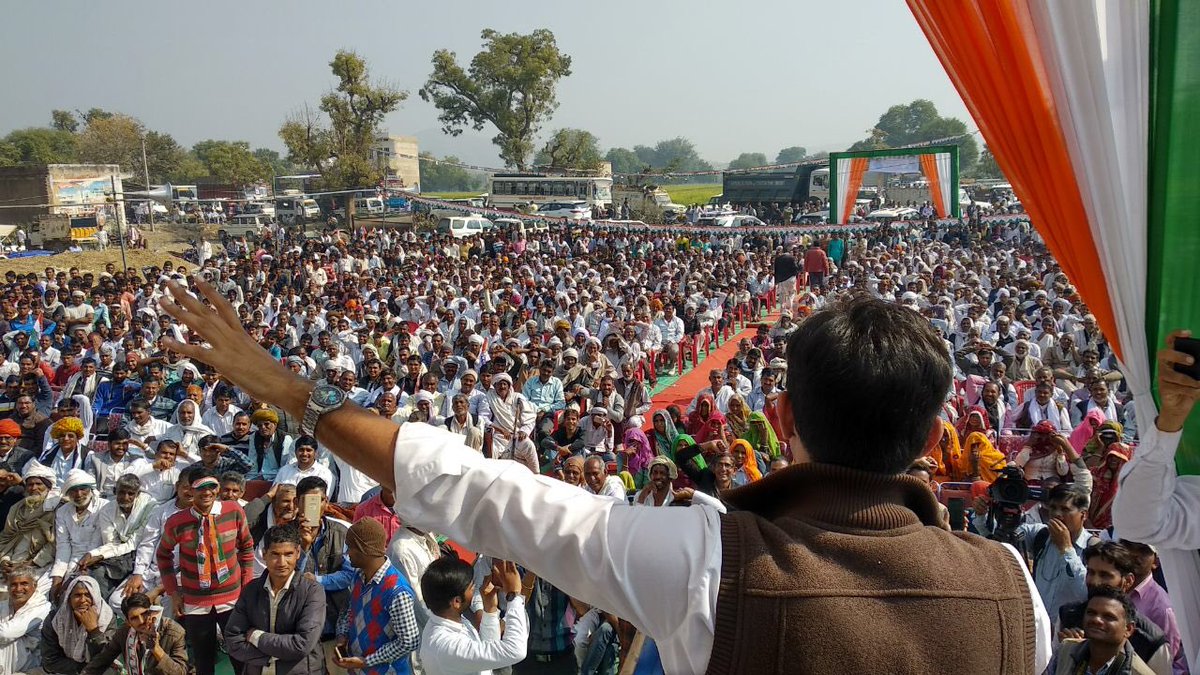 SachinPilot's tweet photo. Campaign meetings today in Alwar https://t.co/o5eSzGombB