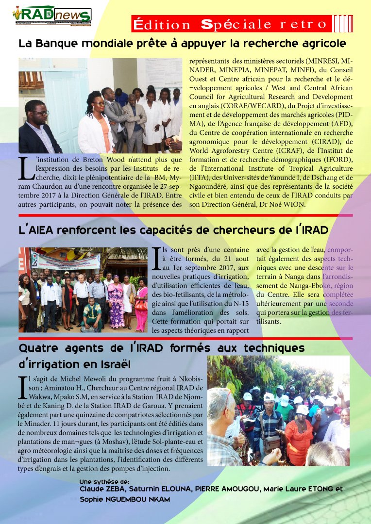 IRAD CAMEROON tweet media