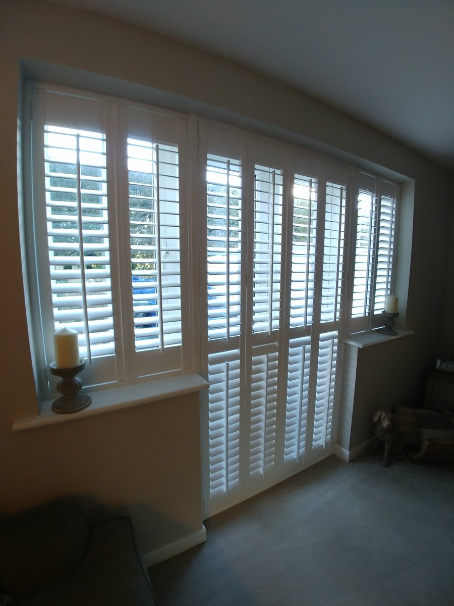 bvblinds's tweet image. #plantationshutters fitted to doors and side windows. Get your free estimate 01747 852111 #shutterstock #Dorset #Wiltshire #Somerset