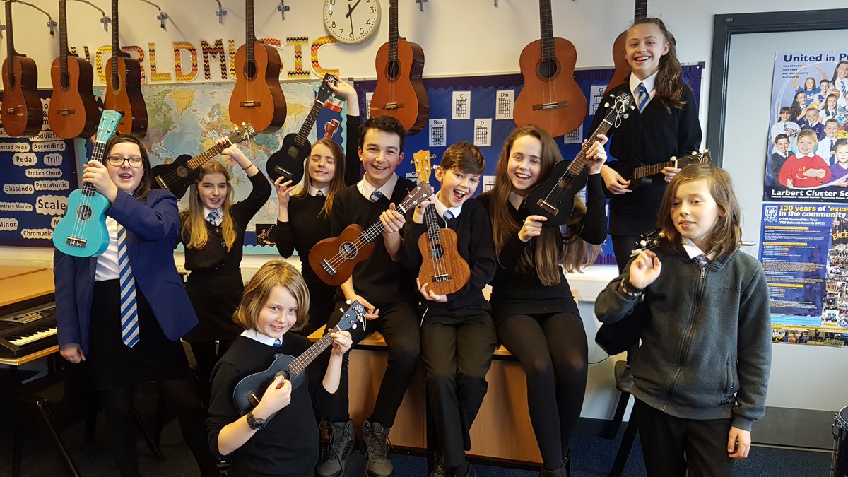 These guys are brilliant! 
Ukulele group - Thursday lunch club 1:20 E107 #ukulele #awesomefirstyears <a href="/Larbert_ExpArts/">LHS Expressive Arts</a> <a href="/LarbertHigh/">Larbert High School</a>
