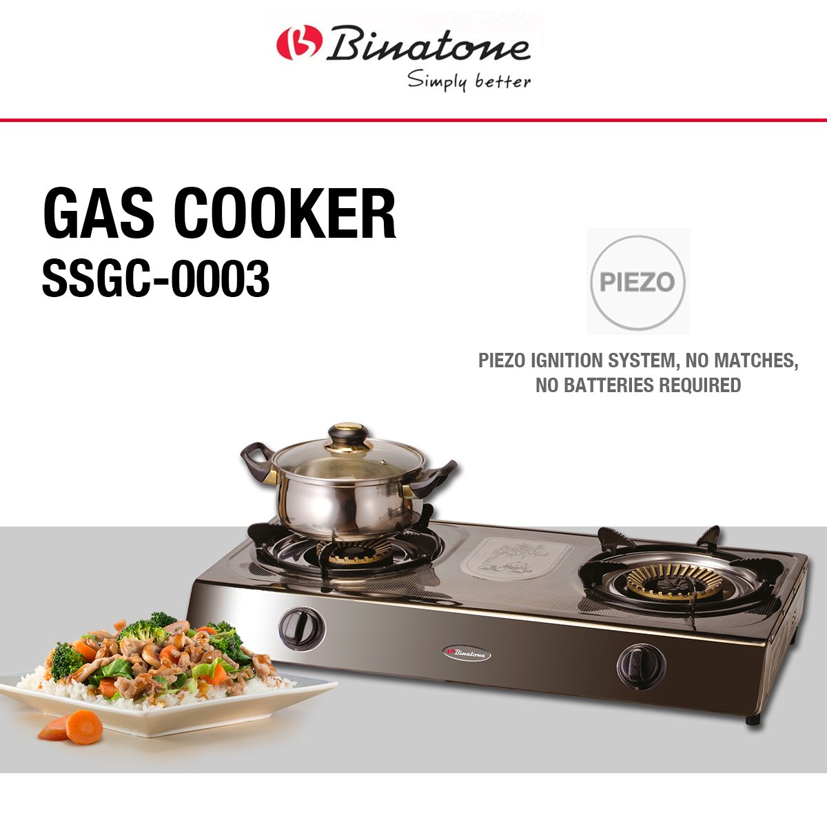 Binatone_Africa's tweet photo. Here are the 3 reason why you should buy Binatone Gas cooker SSGC-0003
#Bintone #GasCooker #SSGC0003 #TableTop #Cooking #Buy #HomeAppliance https://t.co/ONbVvJ6GFi