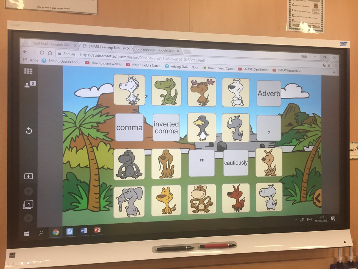 Stella2McCarthy's tweet photo. Wow!! New activity in SLS online https://t.co/gc7LiepchM #SMARTmonster #SPaGisfun Great way to learn punctuation and grammar! https://t.co/iSzwvgEBLn