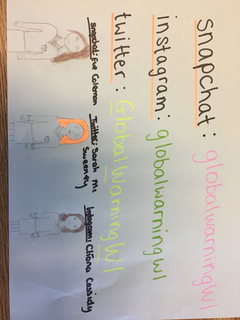 GlobalWarningW1's tweet photo. Great poster made by our art committee student Etain💦💧💦 #YSIconnect #YSIbigidea https://t.co/V2ZWFa3Tk3