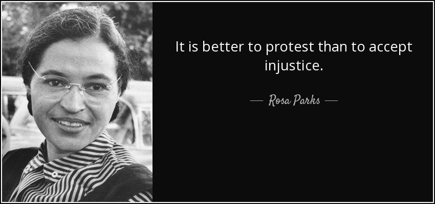 lennythepen's tweet image. This beautiful soul stood up against a lot more than we face today.
She had the strength and grace to face more than most of us could ever imagine possible.
Because she had right on her side.
We have right on our side!
Fight now, or forever "give up your seat" to the oppressor