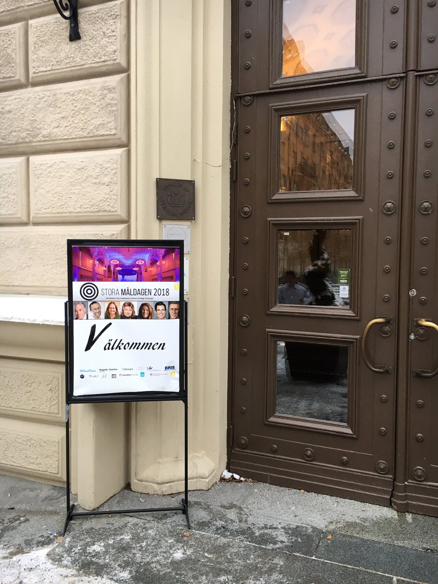 #smd18 
välkommen, om två timmar öppnar portarna.