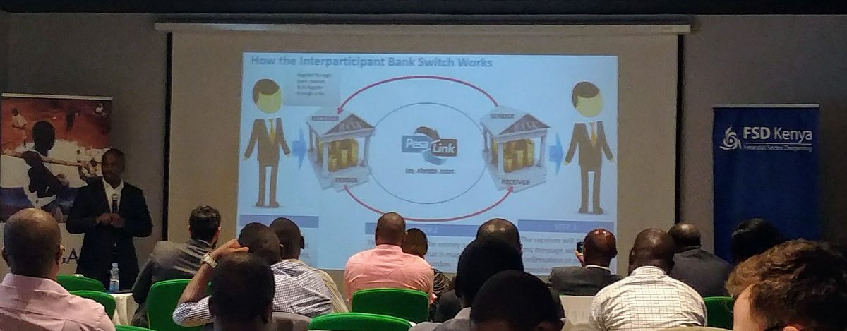 tamarabcook's tweet photo. Michael Mbuthia from @IPSL_Kenya says #PesaLink transacting 1.4 billion Kshs per month but only 1% of digital payments & cash is still 90% of transactions #NextGenDigitalFinance @FSDKe @CGAP https://t.co/MUG7Gc26tv