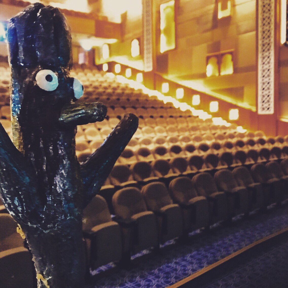 Stick Man's having a lovely sunny time <a href="/MadinatTheatre/">Madinat Theatre</a> in Dubai.. ☀️🌴🐫