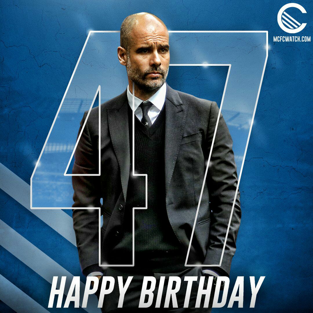 Happy birthday Pep Guardiola...  more years to come... 
