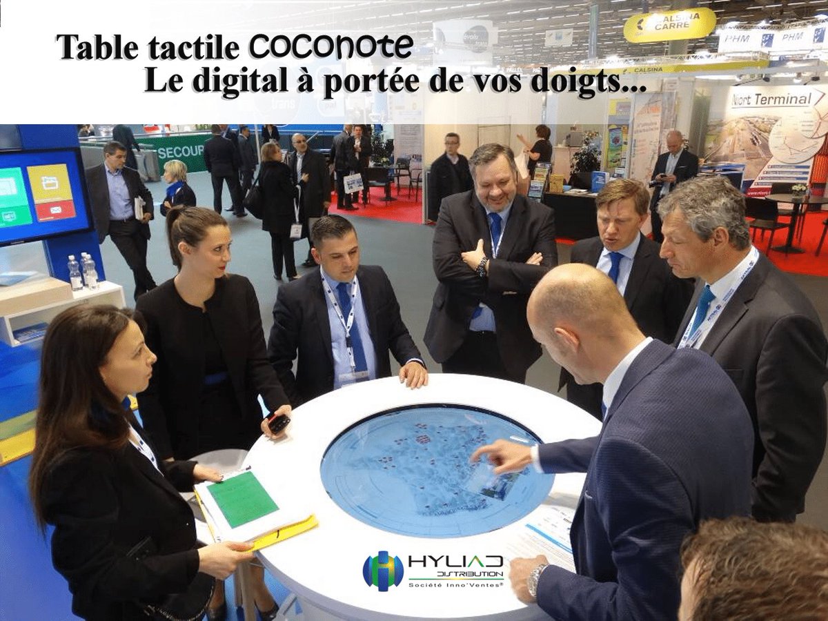 Virtual_Sens's tweet photo. Notre table tactile ronde multi-utilisateur #Coconote est disponible chez Hyliad Distribution, spécialiste des solutions numériques à #Lyon ! Démo en showroom sur simple demande #Digital #FrenchTech
Plus d'infos : https://t.co/gFdVUDI12D https://t.co/Lf190wqaSq