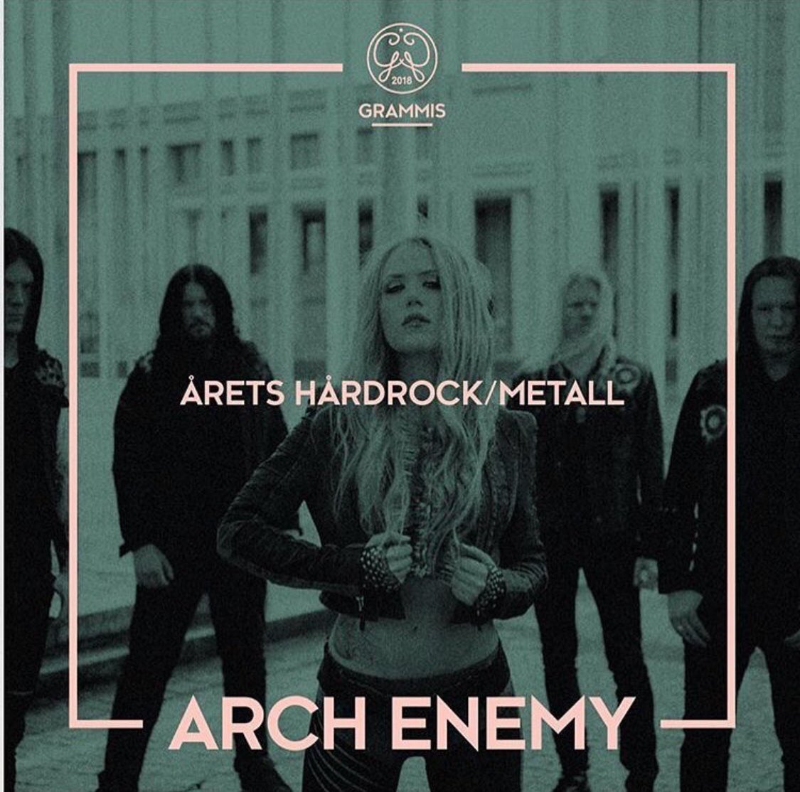 Very cool to be nominated for a Swedish Grammy! @GrammisSverige 
#archenemy #willtopower #grammis #grammis2018