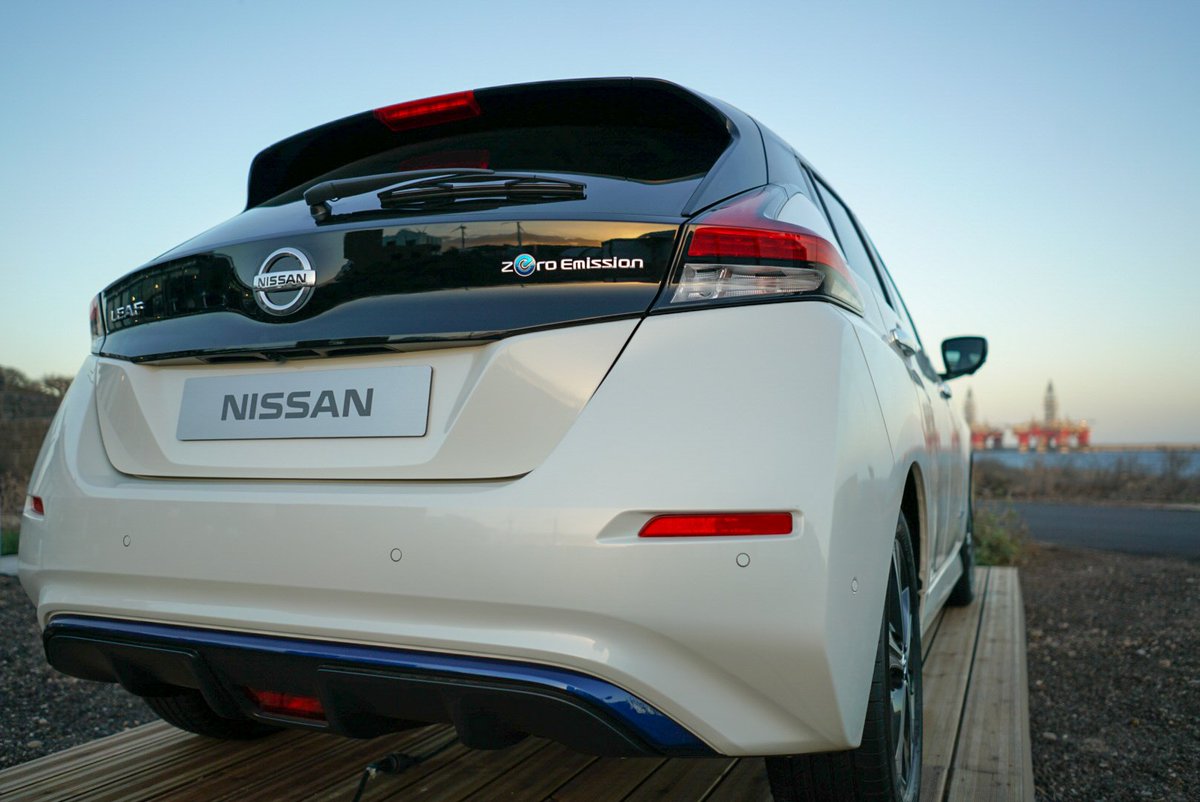 RecombuCars's tweet photo. Today we take the new Nissan Leaf for a drive up a volcano. As you do. #Nissan https://t.co/XJ66rxviPX