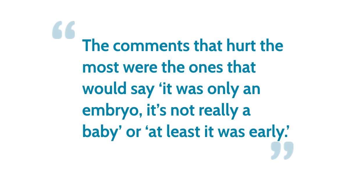 MiscarriageUK's tweet photo. Precious writes about her miscarriage &amp; ectopic pregnancy, and shares her advice on how to comfort someone after pregnancy loss - https://t.co/1XsHqBRe1u 

For more suggestions about how to offer support, have a look at our #SimplySay campaign - https://t.co/0Z4BBBMdYH https://t.co/YULuCflS8K