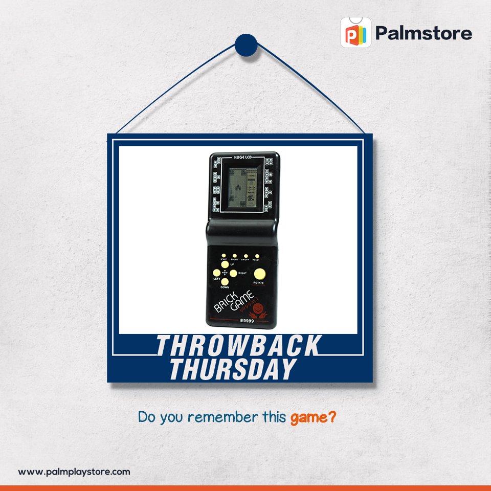 Do you remember this game? Retweet if you can relate.
Explore the world of Android gaming at palmplaystore.com
#ThrowbackThursday #FlashbackThursday #PalmstoreNG