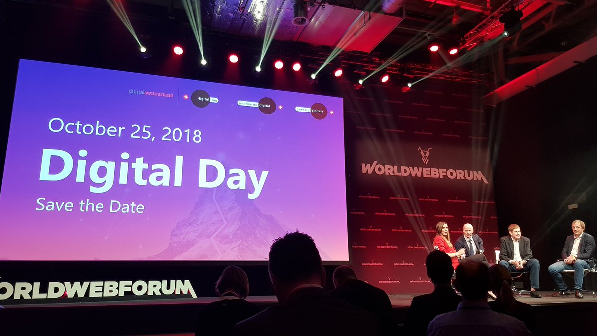 r_hafner's tweet photo. Save the date! This years #digitalday2018 is on October 25th @marcwalder #worldwebforum https://t.co/0g43EhkgXs