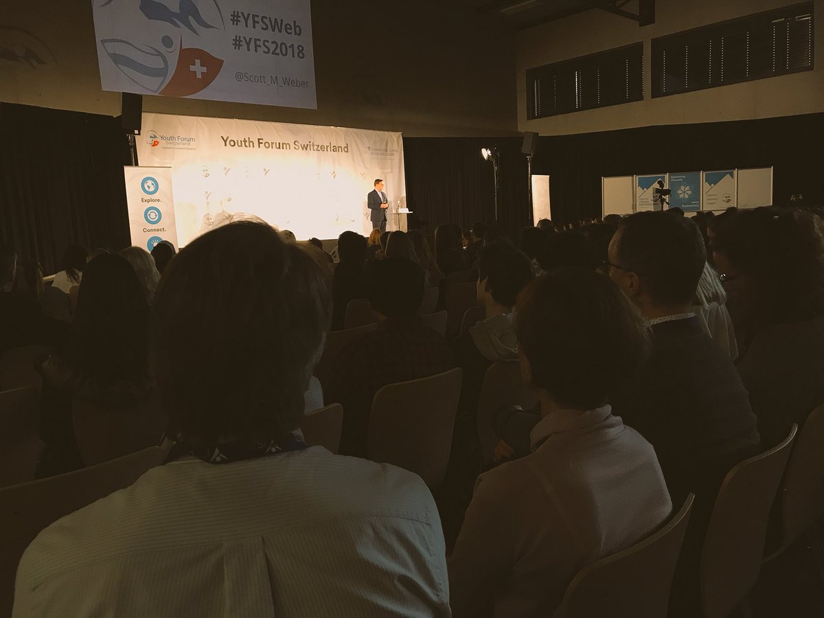 johndalesio's tweet photo. Big turnout for @Scott_M_Weber talk on working with youth to build more inclusive, peaceful societies #YFSWeb #YFS2018 🇨🇭 https://t.co/uSoWfaXqwh