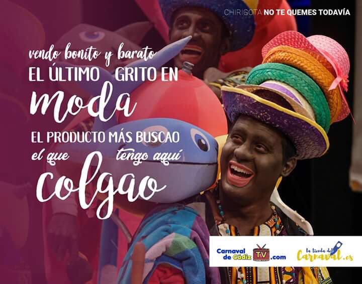 ¡GRACIAS CÁDIZ! Ayer nos hiciste vivir otra noche mágica a tu lado... 🔥👨🏿❤️#NoTeQuemesTodavia #lachirigotadelbizcocho #coac2018p9
