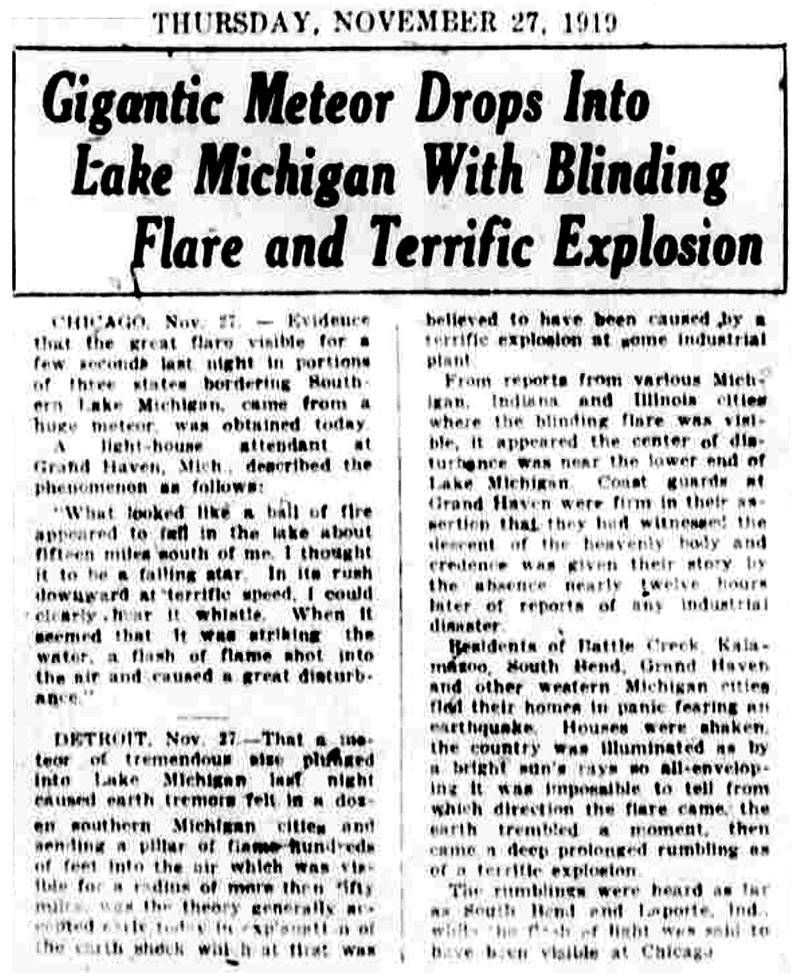 JohnELTenney's tweet photo. 98 years, 1 month, 22 days ago.
All that's old is new again.
#MichiganMeteor2018 #michiganmeteor #meteor https://t.co/W7uXxel5u6