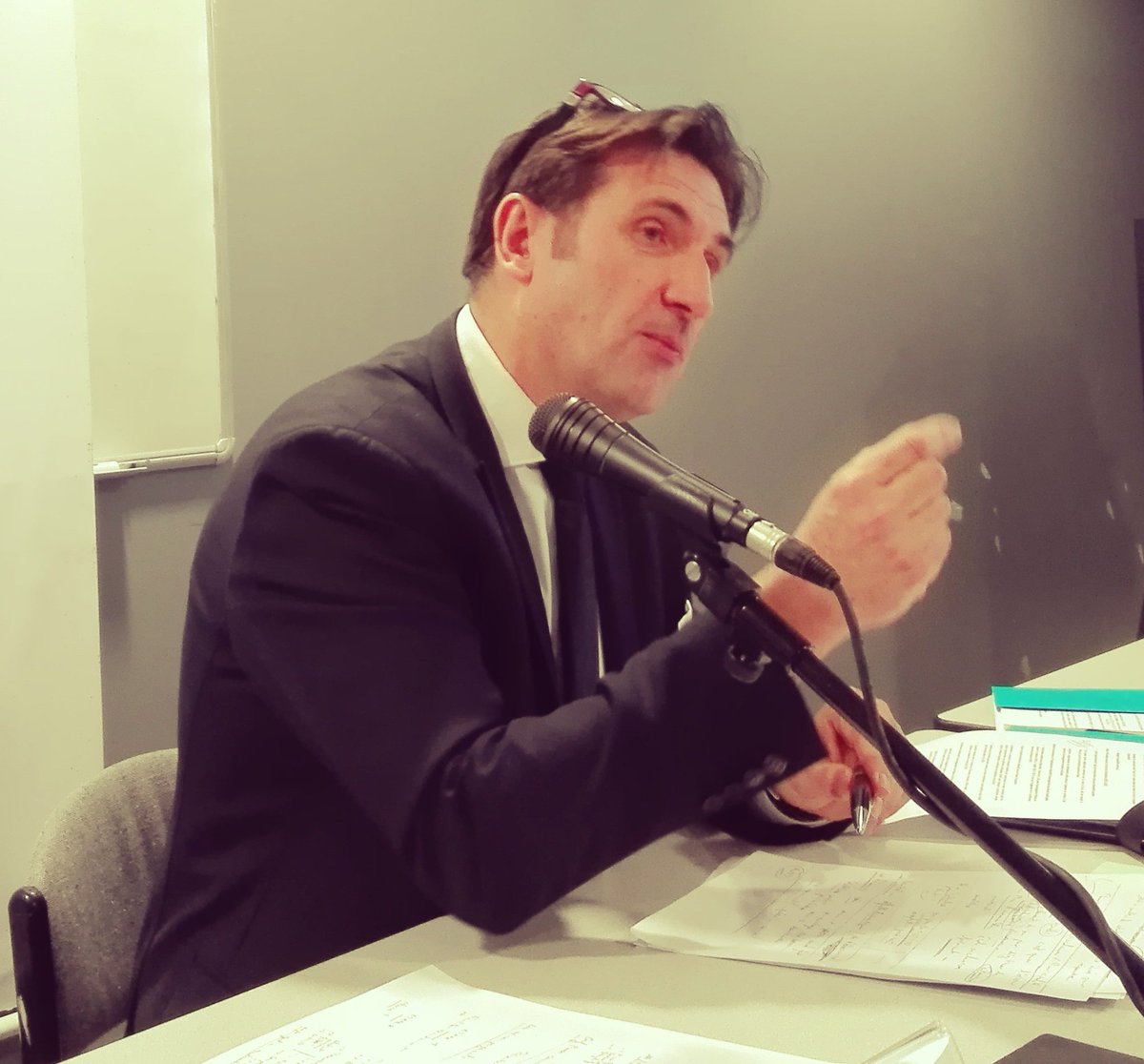 Ih2ef's tweet photo. Intervention de Patrice Fondin, conseiller de Sophie Cluzel @s_cluzel, Secrétaire d'État auprès du Premier ministre, chargée des personnes handicapées @handicap_gouv pour #esenesrFormation des conseillers techniques ASH de recteur #CtAsh, #ecoleinclusive https://t.co/94ztJUcdWA
