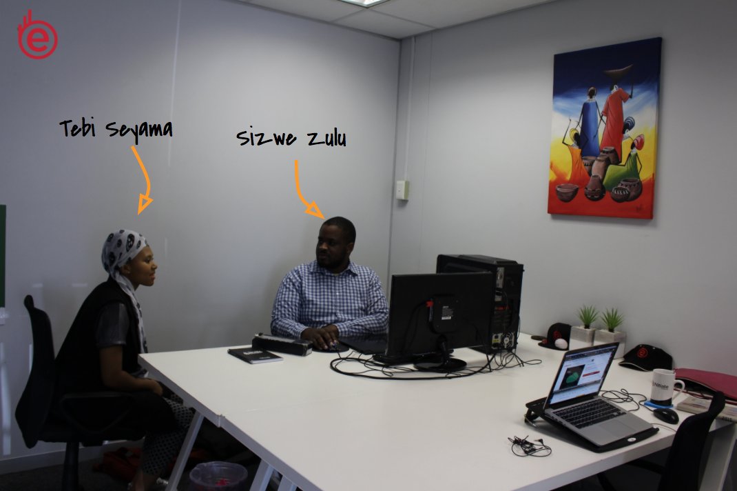 The_eNitiaters's tweet photo. We have 2 visiting animation students in our office, @J_Seyama - 2nd year at #AFDAJHB and @SizweZulu3 - 3rd year at #VarsityCollege, who are getting real-work experience to enhance their career opportunities while adding value to our visual content bank. If you have it... https://t.co/0RxjnbYx2R
