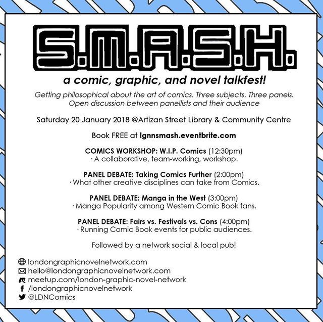 amberhsu's tweet photo. Like #poetry #prose #performance &amp; the art of crisscrossing? Then join us @artizanlibrary Sat 20 Jan @2pm as we talk tying #comics in w/ other creative disciplines. W/ @LDNcomics @randfmo @faithdlee @chrissywilliams @ComicBomb &amp; moi ✨
#FUN &amp; #FREE ju… https://t.co/MkKhite3zh https://t.co/jGaVKUioQz