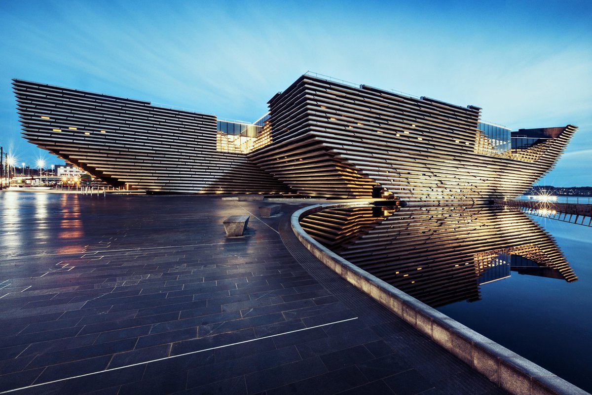 The wait is almost over! 🎉 #Scotland’s first design museum, <a href="/VADundee/">V&A Dundee</a> will open on the 15th September. Who's excited? 🙋 #Dundee 📷 Ross Fraser McLean