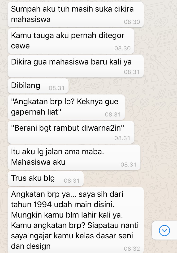 Percakapan seorang dosen yang jadi viral