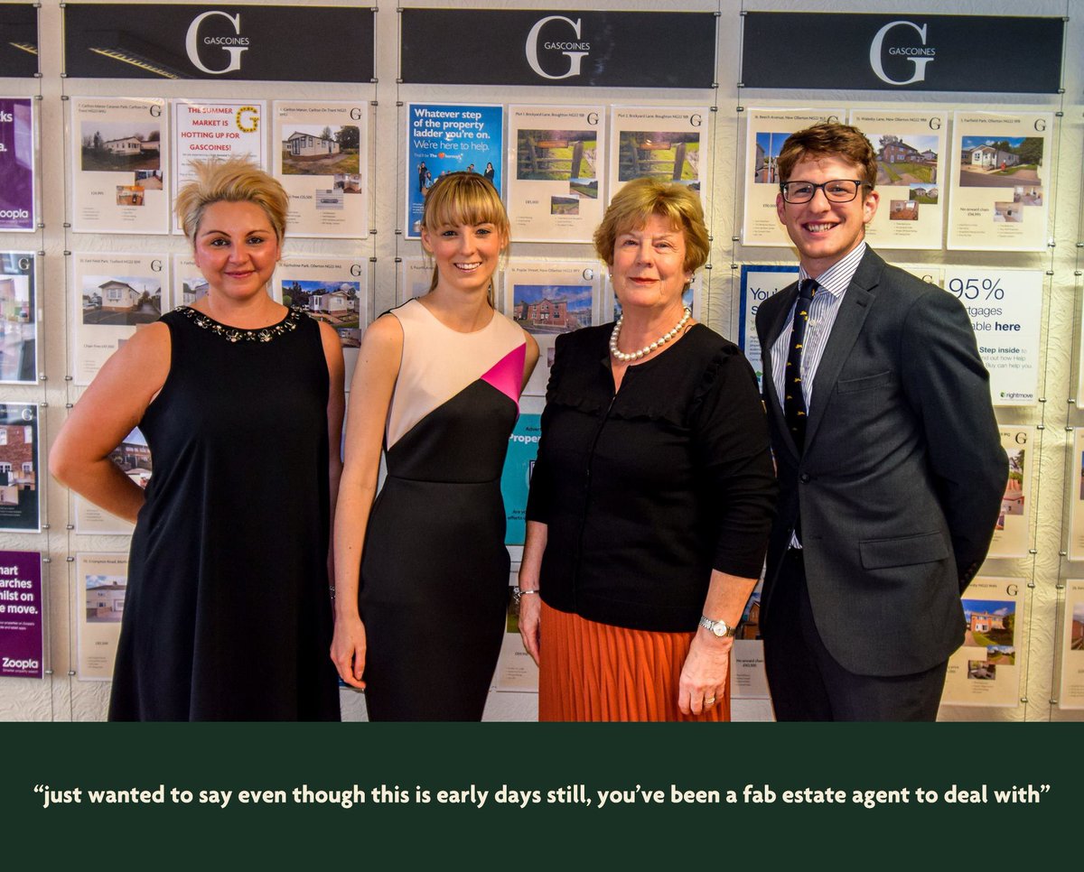 At Gascoines we pride ourselves on giving excellent customer service. Our Ollerton office have just received a lovely complementary email from a new customer. #feedback #CustomerService #loveGascoines #Ollertonteam