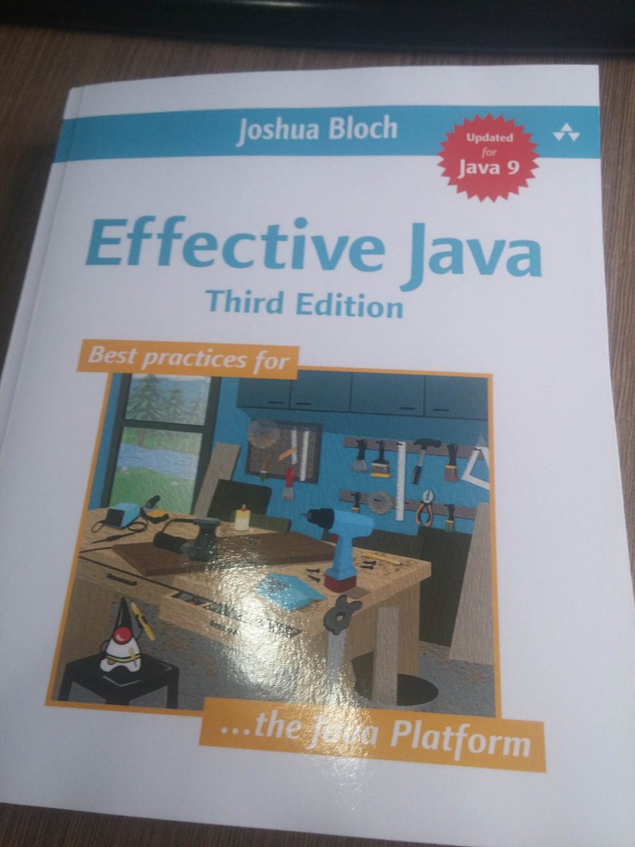 BartoszJedynak's tweet image. Czytamy :)

#EffectiveJava @joshbloch