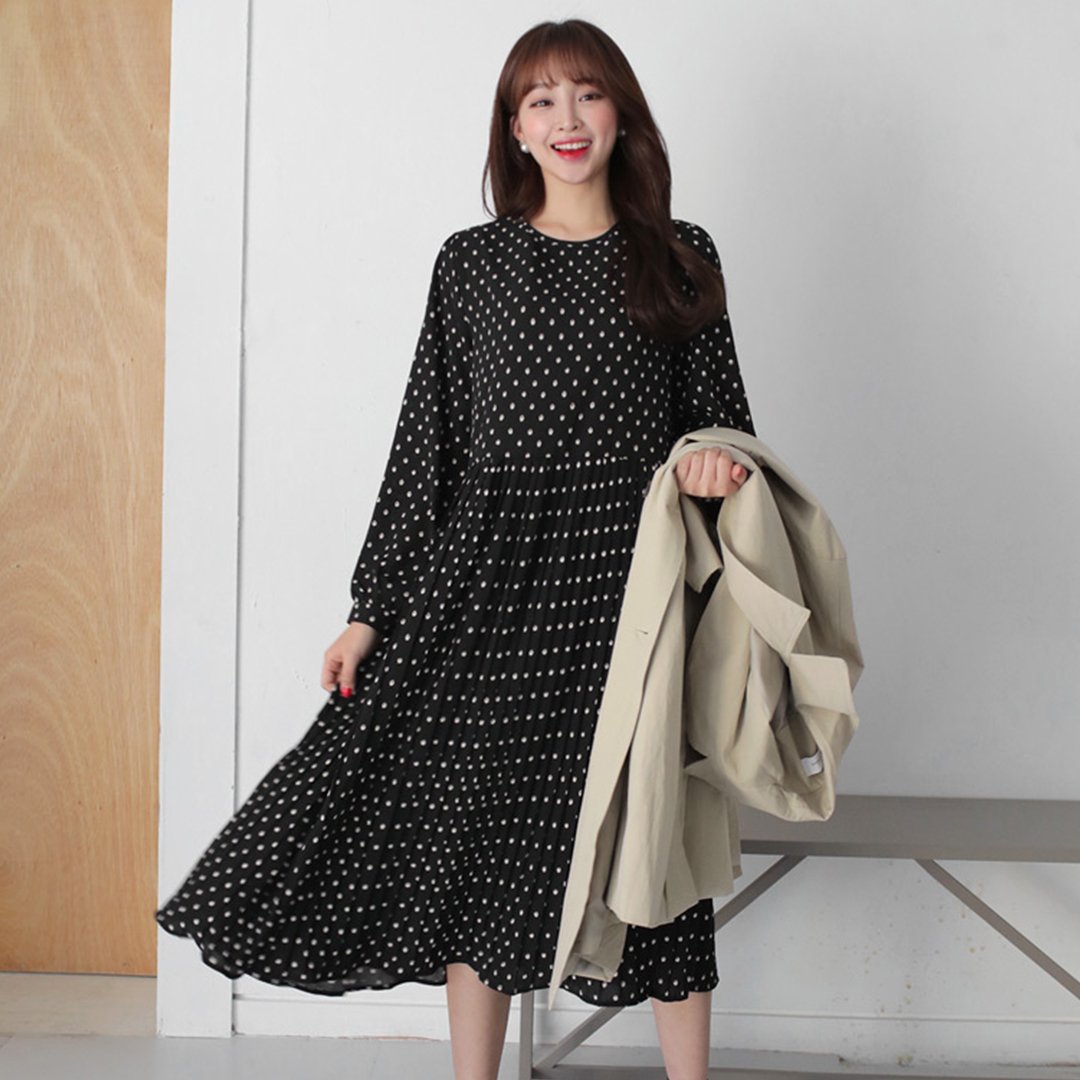 人生を作る はげ ビリーヤギ Dholic プリーツ ワンピース Manandvans Net