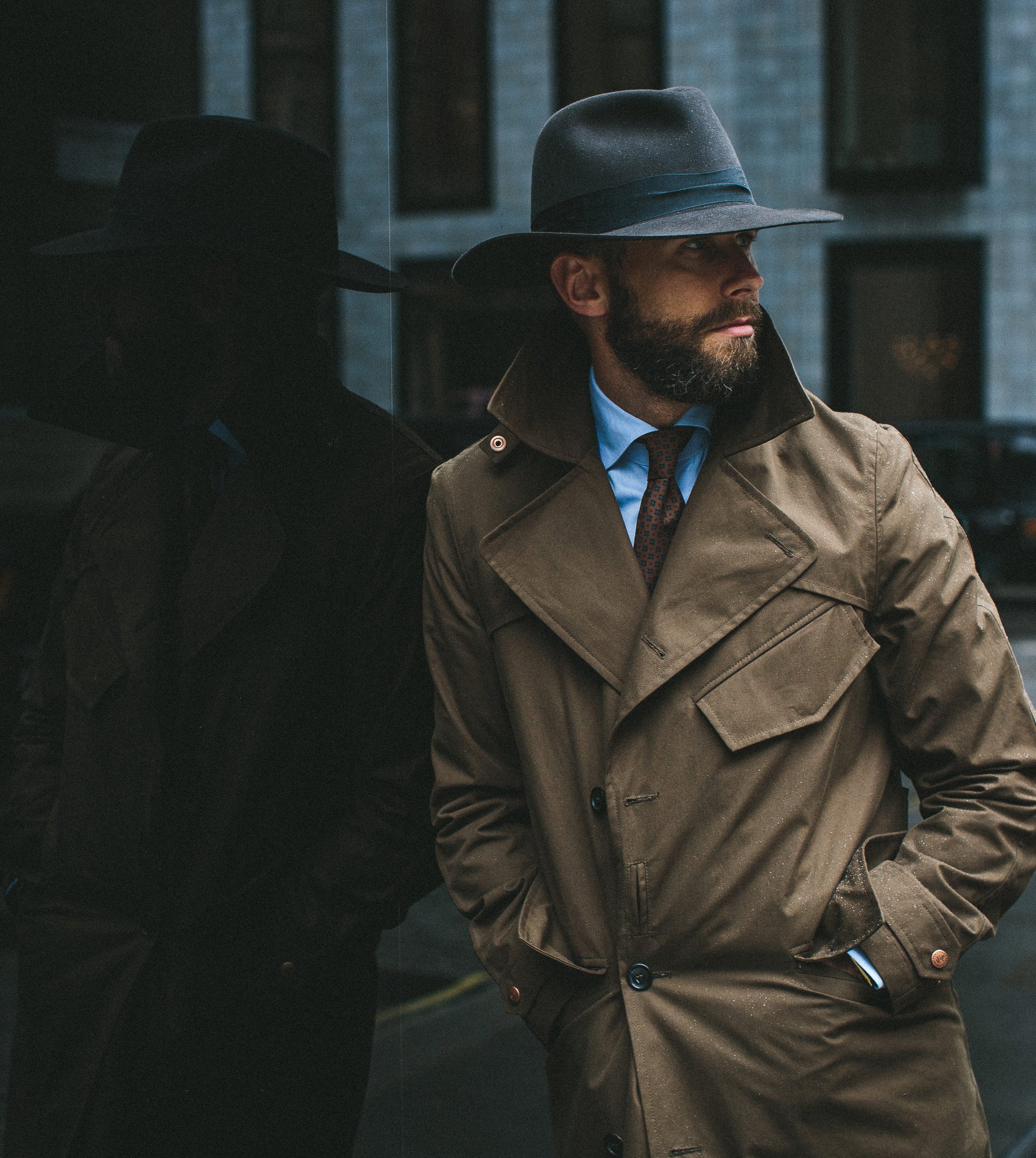 Private white vc trench coat sale