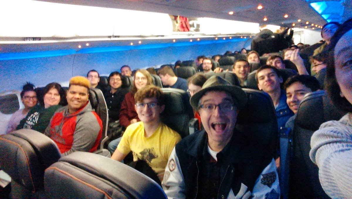 KristiAdams146's tweet image. Boarded and ready for take off! Next stop: LAX #doitforcali #calidude @NHS_Chorus
