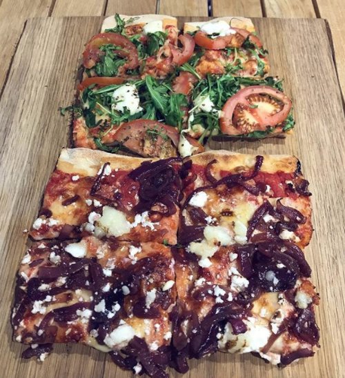 This #ThrowbackThursday has got us craving more of our beautifully authentic vegetarian pizza!
