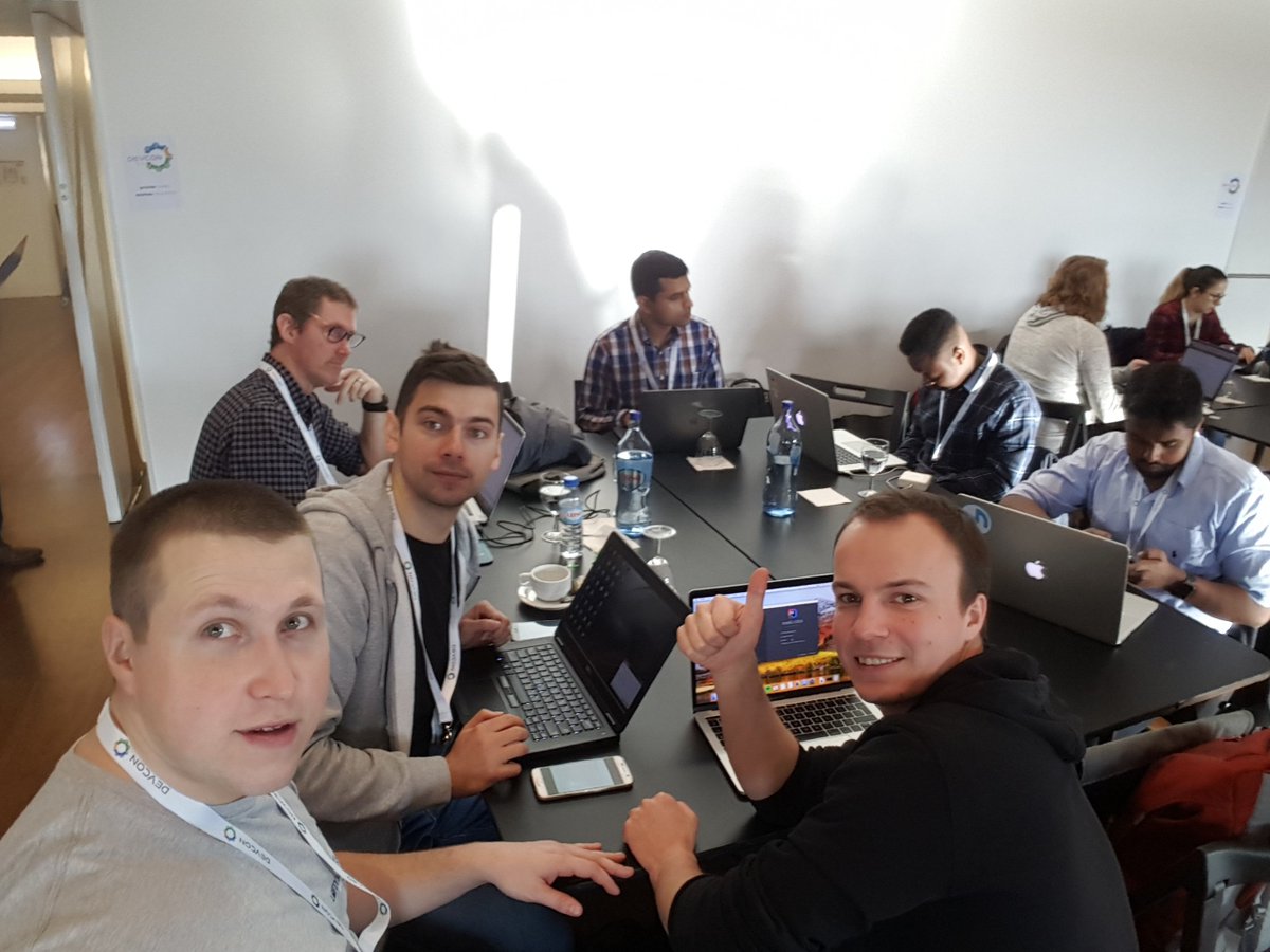 <a href="/BMS_devs/">BMS sp. z o.o.</a> at #DevCon2018 #alfrescodevcon #BMSontour <a href="/Alfresco/">Alfresco</a>