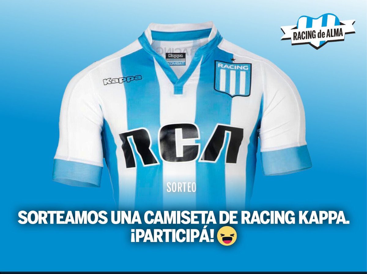 NicoMontala's tweet photo. SORTEO: Querés ganarte la camiseta oficial @Kappa_Argentina de Racing?

Seguí estos pasos y ya estás participando:

👉 Seguinos en Twitter (@racingdealma)
👉 Dale RT a este tuit
👉 Arrobá a un amigo en las respuestas a este tuit https://t.co/hKgkrjRfox
